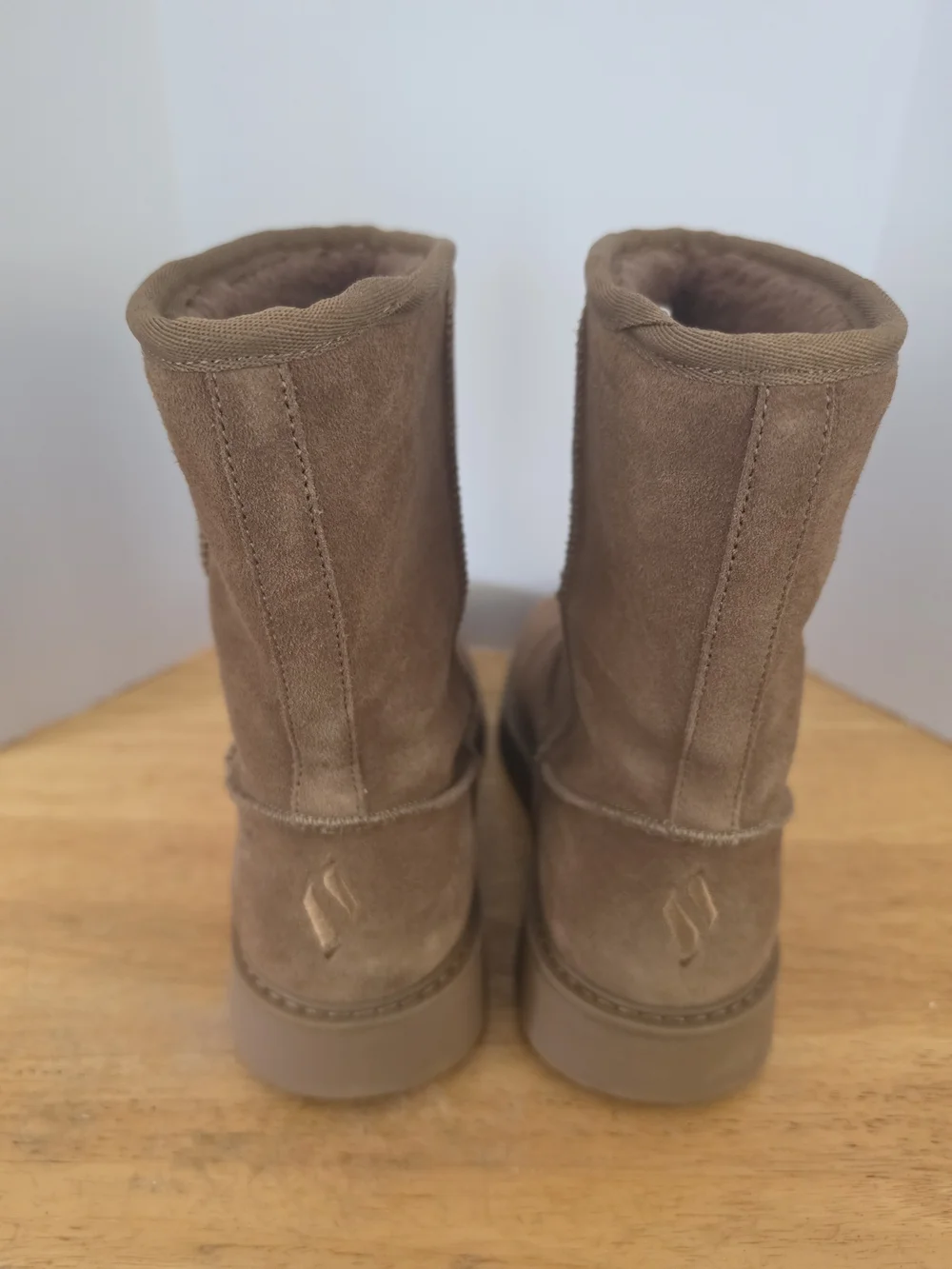 Skechers Suede Mid-Calf Boots - Brown